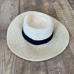 a. new day banded straw sun hat